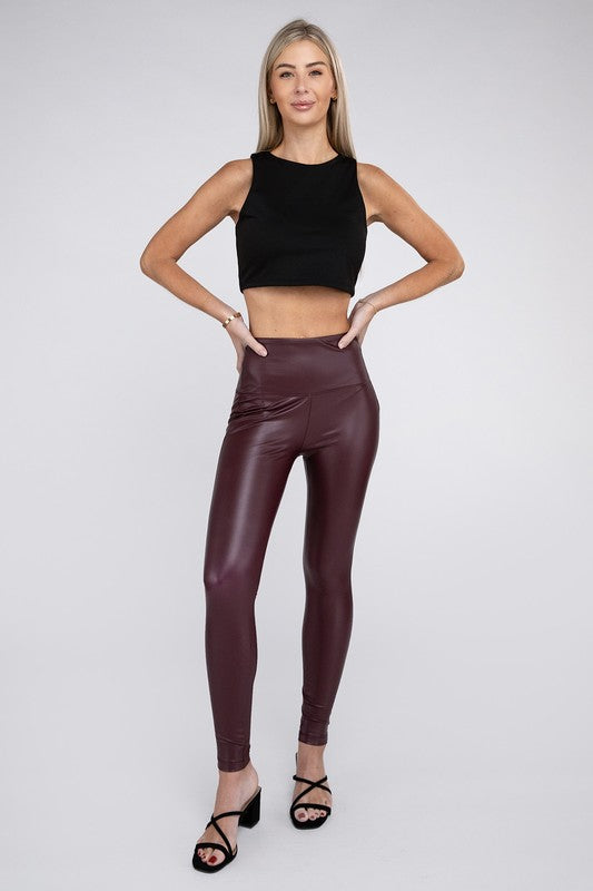 Buffy Faux Leather Leggings