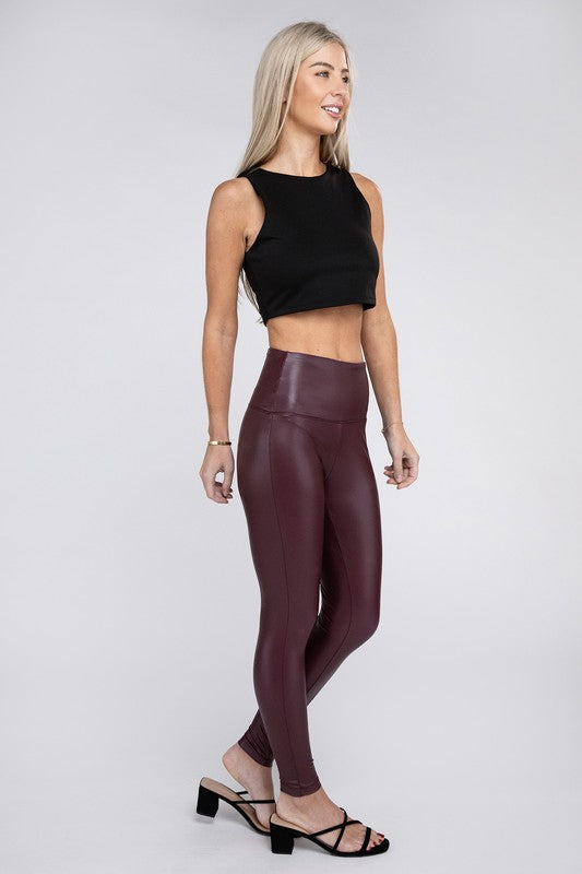 Buffy Faux Leather Leggings